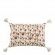 Housse de coussin TULIPE en polycoton - 60 x 40 cm