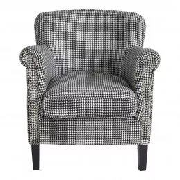 Fauteuil CLAUDE pied-de-poule