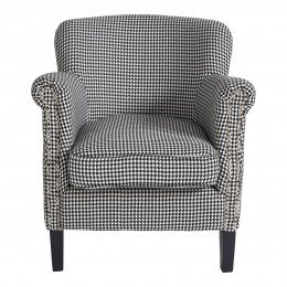Fauteuil CLAUDE pied-de-poule