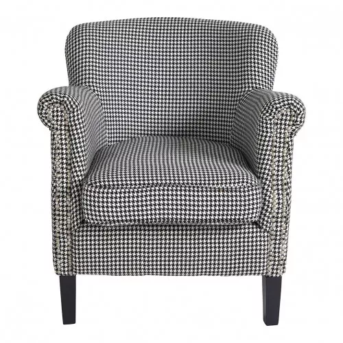 Fauteuil CLAUDE pied-de-poule