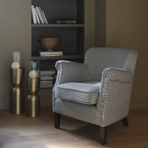 Fauteuil CLAUDE pied-de-poule