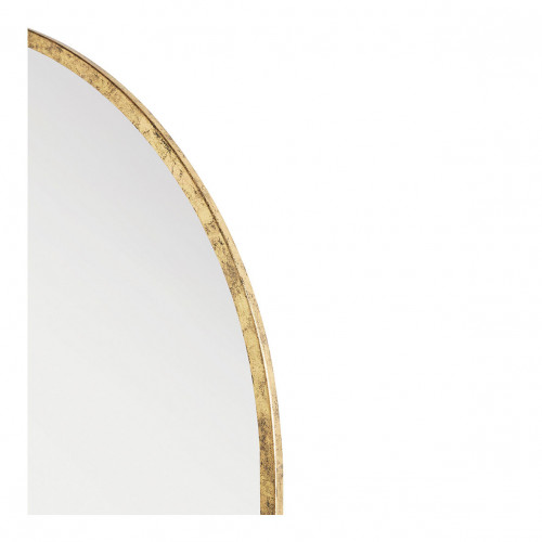 VICTORIA Oval Luminous Mirror in Metal with Brass Finish - H. 104 cm