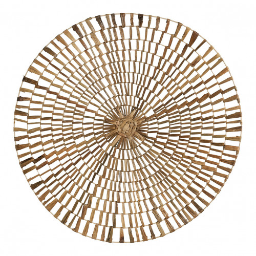 ALOHA wall decoration in water hyacinth - ø 81 cm