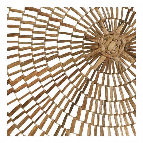 ALOHA wall decoration in water hyacinth - ø 81 cm