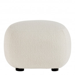 LISETTE pouf in bouclé - Cream