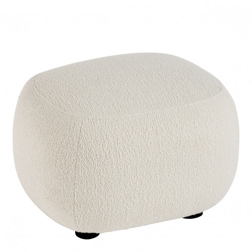 LISETTE pouf in bouclé - Cream