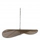 Suspension ALBA en tissage brun - ø 120 cm