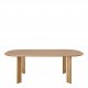 Table SIMONA en chêne clair - 220 x 110 x 75 cm