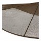 Suspension ALBA en tissage brun - ø 90 cm