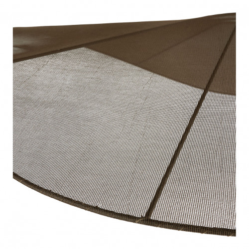 ALBA pendant light in brown weave - ø 90 cm