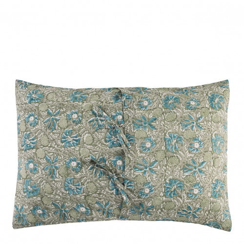 JUNGLE cotton cushion cover - Moss - 60 x 40 cm