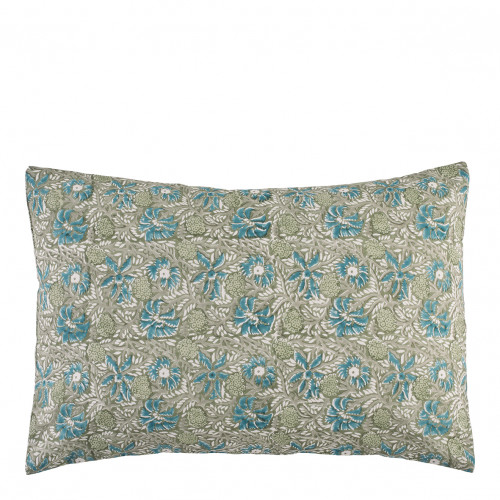 JUNGLE cotton cushion cover - Moss - 60 x 40 cm