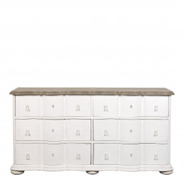 Commode CARLOTTA blanc - Grand modèle