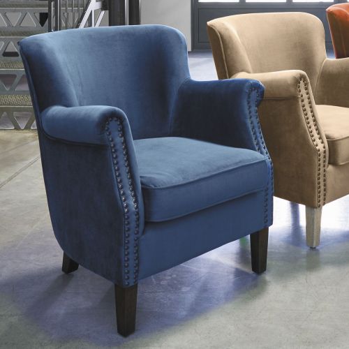 Fauteuil CLAUDE bleu de minuit