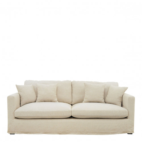ANGIE Sofa in mixed linen - Ecru
