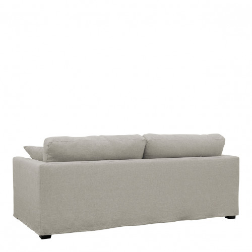 ANGIE Sofa in mixed linen - Light gray