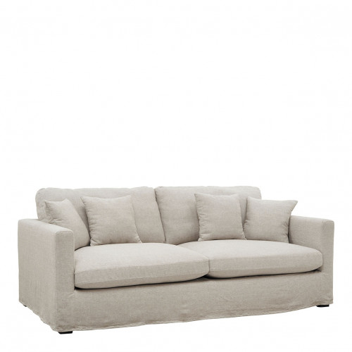 ANGIE Sofa in mixed linen - Natural