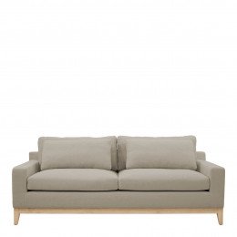 Canapé LÉONORE en lin - Beige
