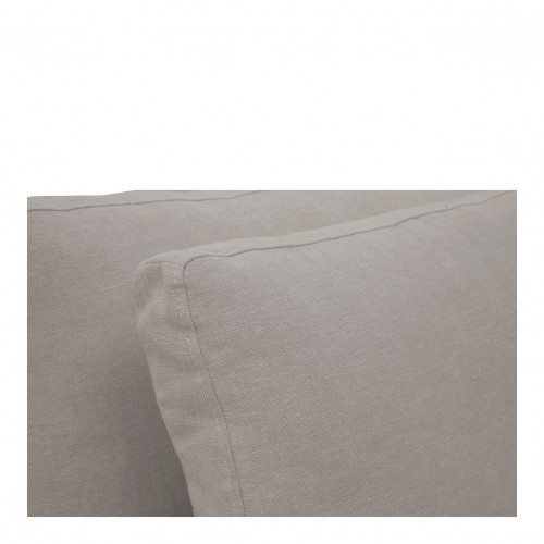 LÉONORE Sofa in Blended Linen - Light Gray