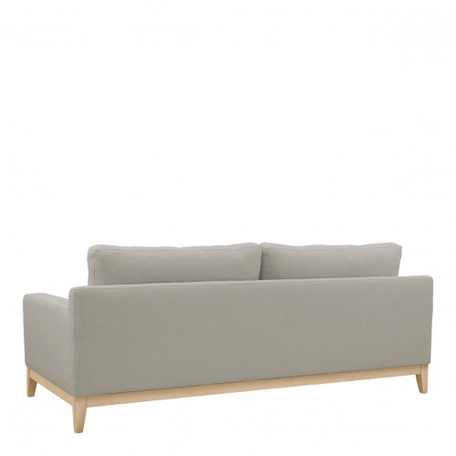 LÉONORE Sofa in Blended Linen - Light Gray