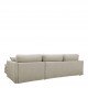 Canapé méridienne réversible ANGIE en lin - Beige