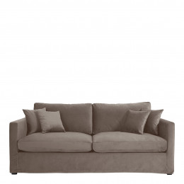 ANGIE Sofa in Velvet - Taupe
