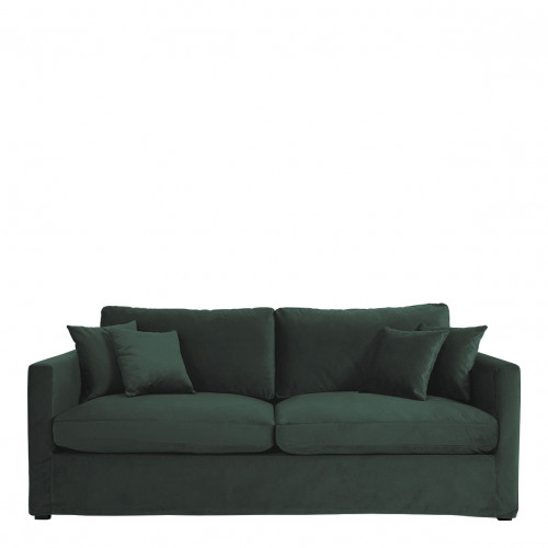 ANGIE Sofa in Velvet - Forest Green