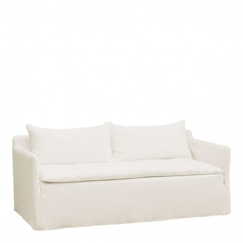 GABRIEL sofa in linen - White