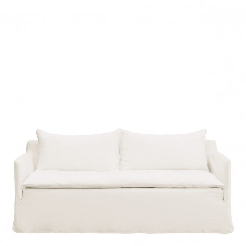 GABRIEL sofa in linen - White