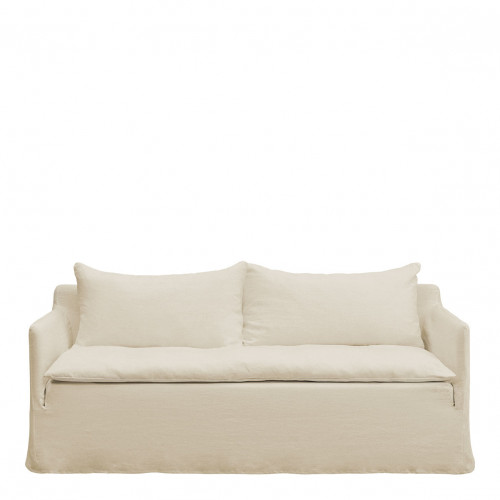 GABRIEL sofa in mixed linen - Ecru