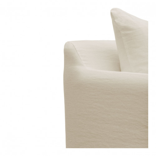 GABRIEL sofa in mixed linen - Ecru