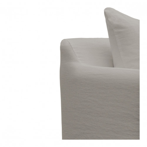 GABRIEL Sofa in linen blend - Light gray