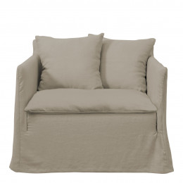 GABRIEL Armchair in Linen - Beige