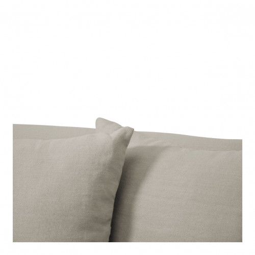 GABRIEL Armchair in linen blend - Light gray