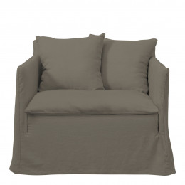 GABRIEL Armchair in linen - Taupe