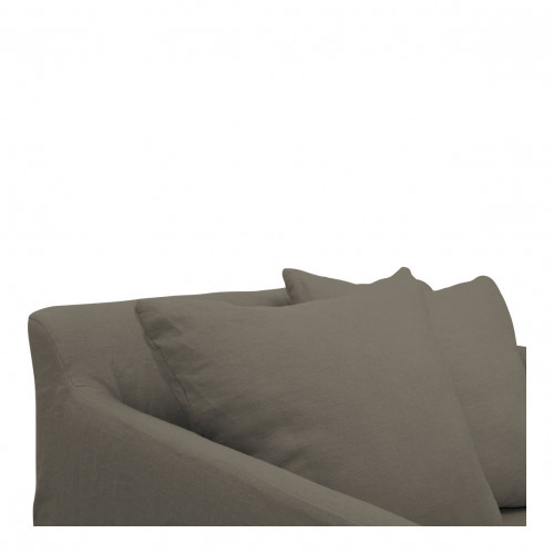 GABRIEL Armchair in linen - Taupe