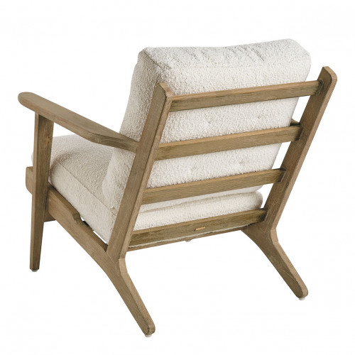 Fauteuil JULES en bouclette - Crème Fauteuil JULES en bouclette - Crème