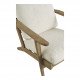 Fauteuil JULES en bouclette - Crème