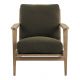 Fauteuil JULES bouclette - Kaki