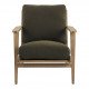 Fauteuil JULES bouclette - Kaki