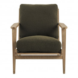 JULES Boucle Armchair - Khaki