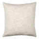 Housse de coussin ONDES en polycoton brodé - Rose et curry - 50 x 50 cm