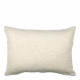 Housse de coussin GALETS en polycoton brodé - Rose et curry - 60 x 40 cm