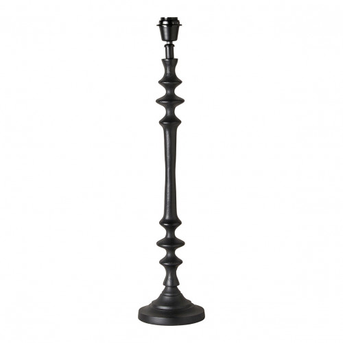 SIMON matte black metal lamp base - ø 15 x 62 cm