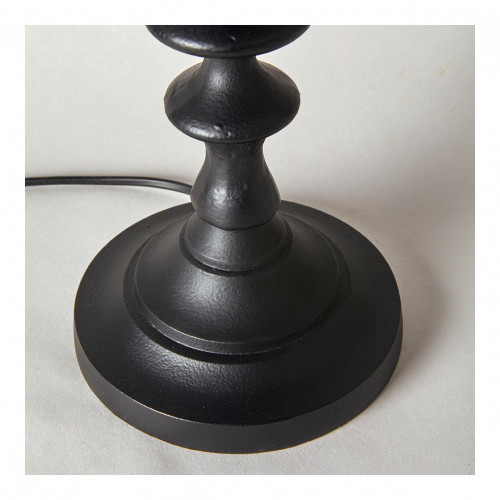 SIMON matte black metal lamp base - ø 15 x 62 cm