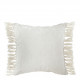 Housse de coussin PAULA en velours irisé - Blanc - 50 x 50 cm