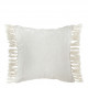 Housse de coussin PAULA en velours irisé - Blanc - 50 x 50 cm