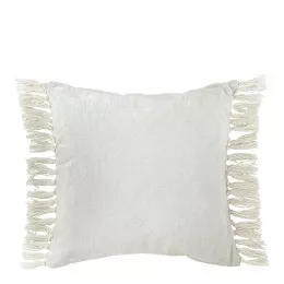 Housse de coussin PAULA en velours irisé - Blanc - 50 x 50 cm