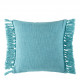 Housse de coussin PAULA en velours irisé - BLeu aqua - 50 x 50 cm