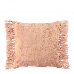 PAULA Cushion Cover in Iridescent Velvet - Pink - 50 x 50 cm